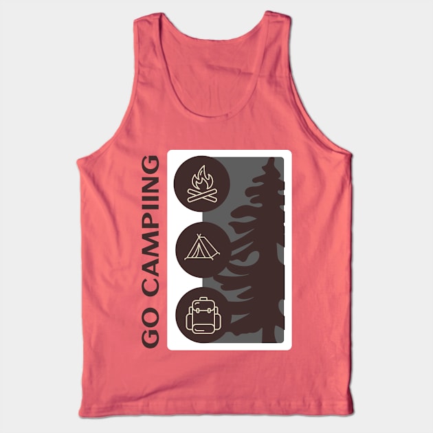 Go Camping Tank Top by Off The Clock Gear